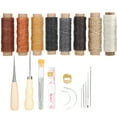 thumbnail image 3 of Leather Sewing Kit,28Pcs Leather Sewing Kit Leather Sewing Tools Set Leather Craft DIY Tools Custom Engineered, 3 of 14