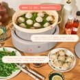 thumbnail image 3 of Beautiful 10-in-1, 8 Qt Multi-Cooker with Bamboo Steamer Insert and 7 Preset Functions, Porcini Taupe by Drew Barrymore, 3 of 15