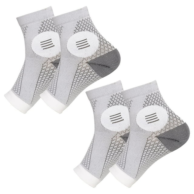 2 Pairs Neuropathy Socks Breathable Men Women Pain Relief Foot Compression Sleeve Toeless Arthritis Ankle Protection Support Brace