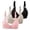 A-Beige400, variant on 3PC Jamsmile Women Bra Front Side Buckle Lace Edge Mesh Without Steel Ring Seamless Sleep Bra Padded Comfort Everyday Bra