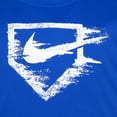 thumbnail image 3 of Boys 4-7 Nike Swoosh Baseball Dri-FIT T-shirt Color: Game Royal Size: 5, 3 of 4
