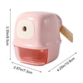 thumbnail image 3 of MTBLYS Auto Feed Pencil Sharpener Alloy Steel Cutter Handheld Fits Round Triangular Hexagonal Pencils Solid Base Large Shavings Box 1 Piece Home Use, 3 of 6