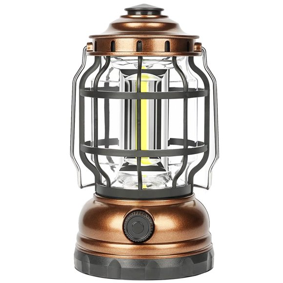 RCA RFL5018 - Lanterne de Camping Dimmable, 280 Lumens Led 3 COB, Résistante aux Intempéries