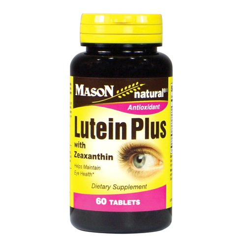 Mason Natural Lutein Plus with Zeaxanthin for Eye Health Tablets, 60 Ea