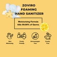 thumbnail image 3 of Gel desinfectante de manos Zoviro, 4 unidades, 281 ml, sin alcohol, cítrico, 3 of 6