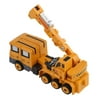 Orange Crane Style Vehicle Car Toys Kids Transforming Robot Transformation Toys Anime Action Figure Class Toy ChildrenS Adults Gift