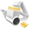 thumbnail image 1 of Cheese Grater, Handheld Rotary Cheese Grater, Small Cheese Grater With Handle, For Cheese, Nuts, Vegetables, Chocolate, 1 of 5