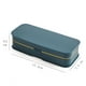 thumbnail image 4 of Kit de Costura, Caja de Almacenamiento de 2 Compartimentos, Contenedor, Bolsa Organizadora, Bolsa de Transporte, Portátil para Tijeras , oscuro BLESIY Hilo de coser, 4 of 8