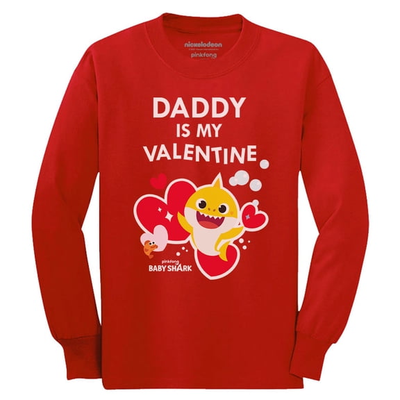 Paw Patrol Shirt for Toddler Kids Boys Girls Valentines Day Long Sleeve TShirt Red 4T