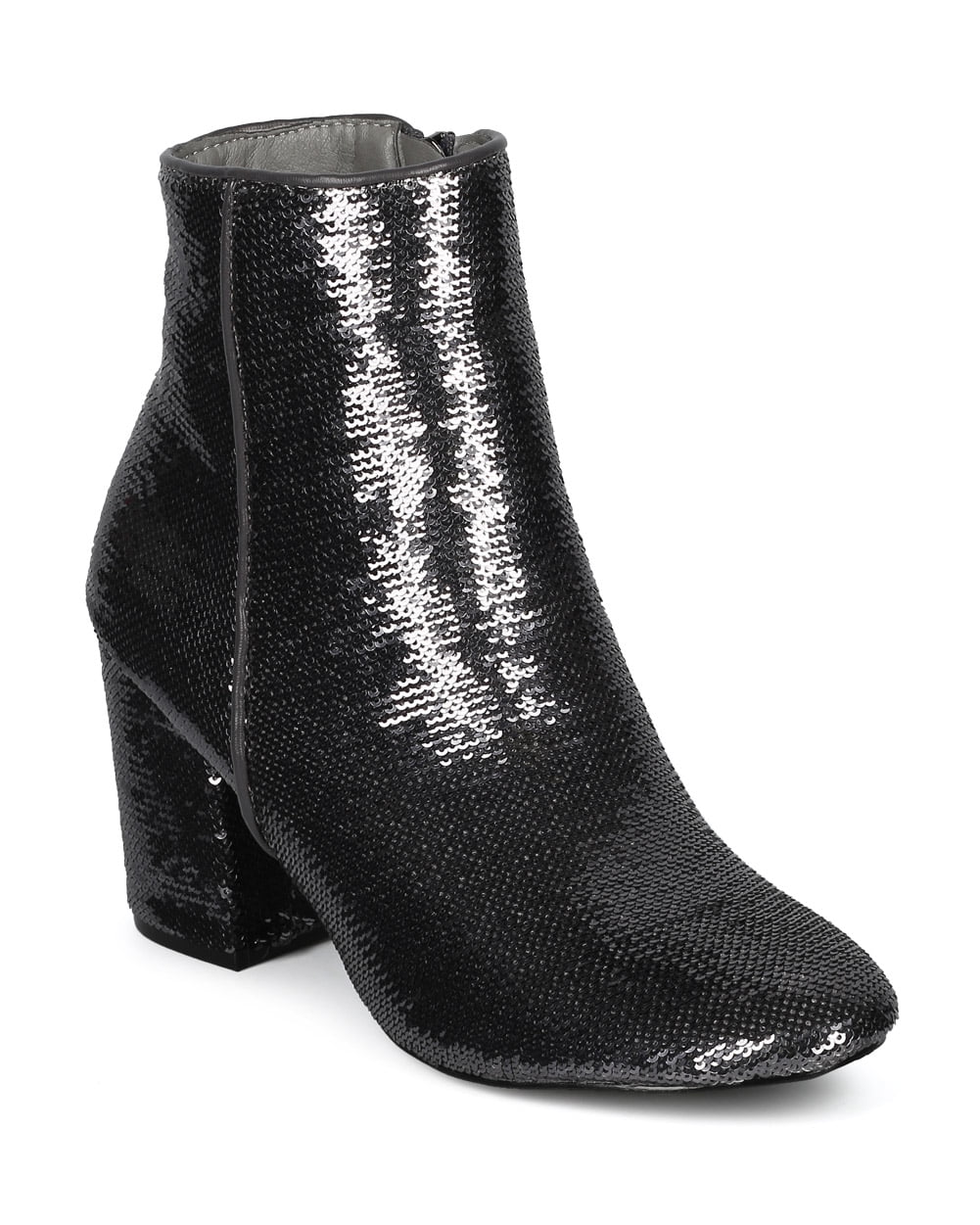 block bootie heels