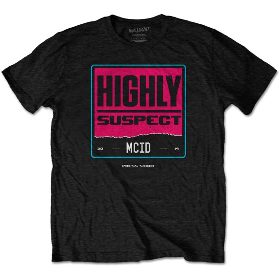 Men's Highly Suspect Press Start Slim Fit T-shirt Small Black