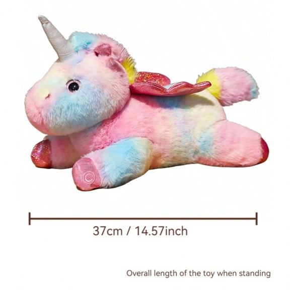 Light up Unicorn Night Light for Kids, Soft Plush Stuffed Animal, Couch Throw Pillow Home Decor, Gift for Everyone