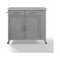 thumbnail image 6 of HomeStock Renaissance Romance Stainless Steel Top Full Size Kitchen Island/Cart White/Stainless Steel with Raised Panel Doors, Mahogany Finish - 105.5"H x 51.5"W x 18"D, 6 of 8