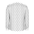 thumbnail image 4 of cocolona Long Sleeve Shirts for Women Dressy Casual Blouses Loose V Neck T-shirts Fashion Polka Print Pullover Tunic Tops, 4 of 6