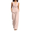 thumbnail image 2 of Purcolt Women's 2 Piece Outfits Sleeveless Suit Vest and Wide Leg Pants Business Casual Blazer Sets Matching Work Office Outfits, 2 of 9