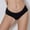 Black, variant on HUPOM Period Underwear For Women Silk Underwear For Women Low waist Drop Waist Solid Briefs Purple L
