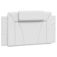thumbnail image 5 of vidaXL Bed Frame with LED Lights White 100x203 cm Faux Leather, 5 of 5