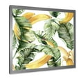 thumbnail image 2 of Designart 'Leaves With Ripe Bananas' Nautical & Coastal Framed Art Print, 2 of 4