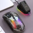 thumbnail image 4 of Wi Mouse Gaming Inalámbrico Conveniente 3 Modos Portátil para ESports Office Rojo, 4 of 7