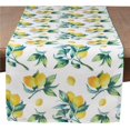 thumbnail image 1 of SARO 5916.M1672B 16 x 72 Pouces Rectangulaire Imprimé Citron Long Chemin de Table - Multi Couleur, 1 of 1