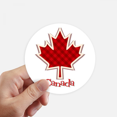 thumbnail image 1 of Canada Day 4th Of July Square Maple Sticker Round Wall Suitcase Laptop Label Bumper, 1 of 1