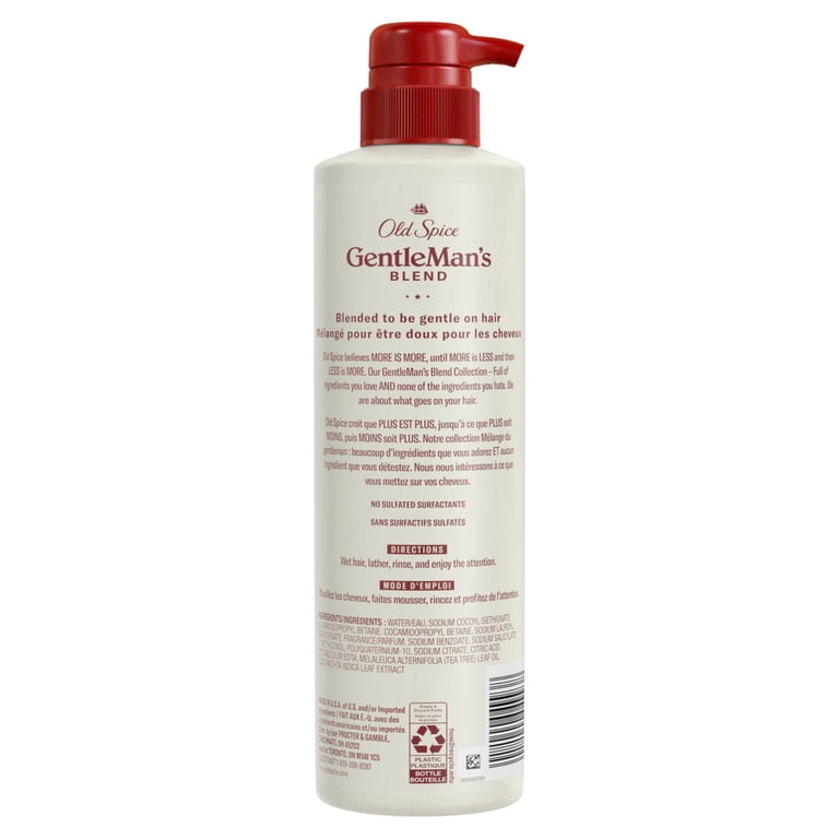 Old Spice Gentleman's Blend with Tea Tree & Neem Oil, 2in1 Scalp