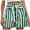 Green, variant on JDEFEG Shorts for Women Trendy Elegant Women Casual Striped High Waist Cotton Linen Shorts Elastic Waist Summer Shorts Grey Size Xl
