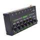 thumbnail image 1 of Mezclador De 6 Canales: Mezclador De Audio Estéreo Mini 6, Bajo Ruido Para Submezcla De Precisión, Mezclador De Línea Estéreo Ideal Para Micrófonos, Guitarras, Bajos,, 1 of 7