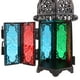 thumbnail image 4 of Candelero Marroquí Retro Vintage A Prueba De Viento, Candelabro De Cristal De Color Y Hierro, Farol Para Navidad, Boda, Patty Vogacara HA025900-01, 4 of 5