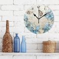 thumbnail image 3 of GZHJMY Butterfly in Flowers Clock Silent Round Wall Clock Non Ticking Battery Device Clocks Creative Decoration Wall Clock for Living Room Bedroom Office Kitchen, 3 of 6