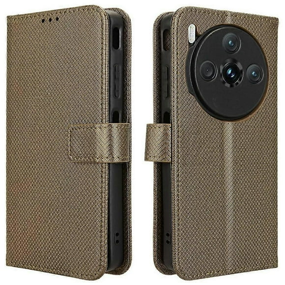 For ZTE nubia Z60S Pro 5G Case PU Leather Diamond Texture Wallet Phone Cover - Black