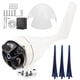 thumbnail image 1 of Generador de turbinas eólicas, generador de viento pequeño de 800 W, kit de turbinas eólicas, palas, generador de viento, diseño fácil de usar, 1 of 9
