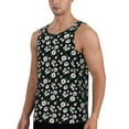 thumbnail image 2 of Wukai Daisies Flowers Print Men’s Workout Tank Top Sleeveless Muscle T shirt Gym Running Fitness Tank Top-XX-Large, 2 of 7
