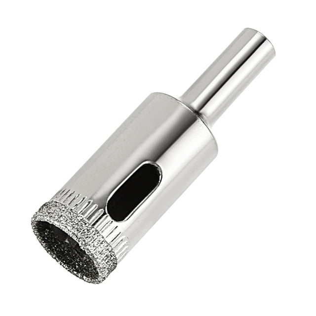 Unique Bargains 16mm Diamond Drill Bit Hole Saw for Tile Glass Marble Tool Silver Tone