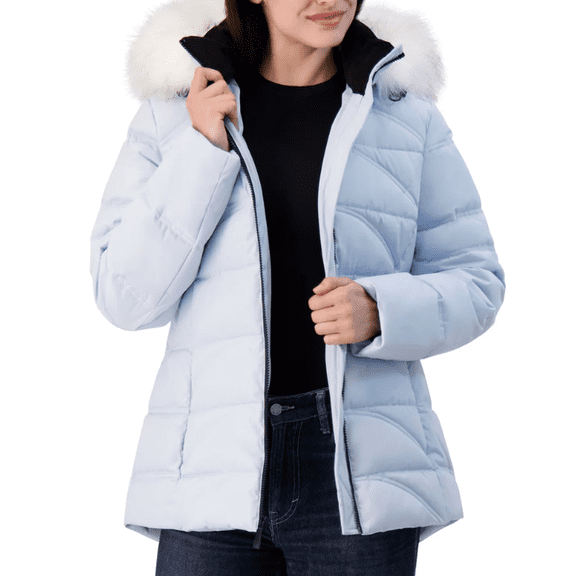 Nautica Women's Puffer Jacket Blue Small