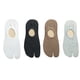 thumbnail image 5 of 4 pares sin calcetines antideslizantes antideslizantes unisex deportes calcetines de tobillo de corte de dos dedos, 5 of 5