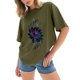 thumbnail image 1 of Gibobby Playera Corte clásico para Mujer Camisetas tamaño para mujer, camisetas holgadas manga corta con cuello redondo, blusa informal verano, camiseta bás(AG,XL), 1 of 4