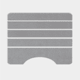 thumbnail image 4 of Modern Diatomite Stone Toilet Contour Mat in Gray, 4 of 6