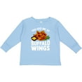 thumbnail image 3 of Inktastic Buffalo Wings Game Day Snack Boys or Girls Long Sleeve Toddler T-Shirt, 3 of 5