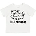 thumbnail image 3 of Inktastic My Best Friend is My Big Sister with Hearts Boys or Girls Toddler T-Shirt, 3 of 5