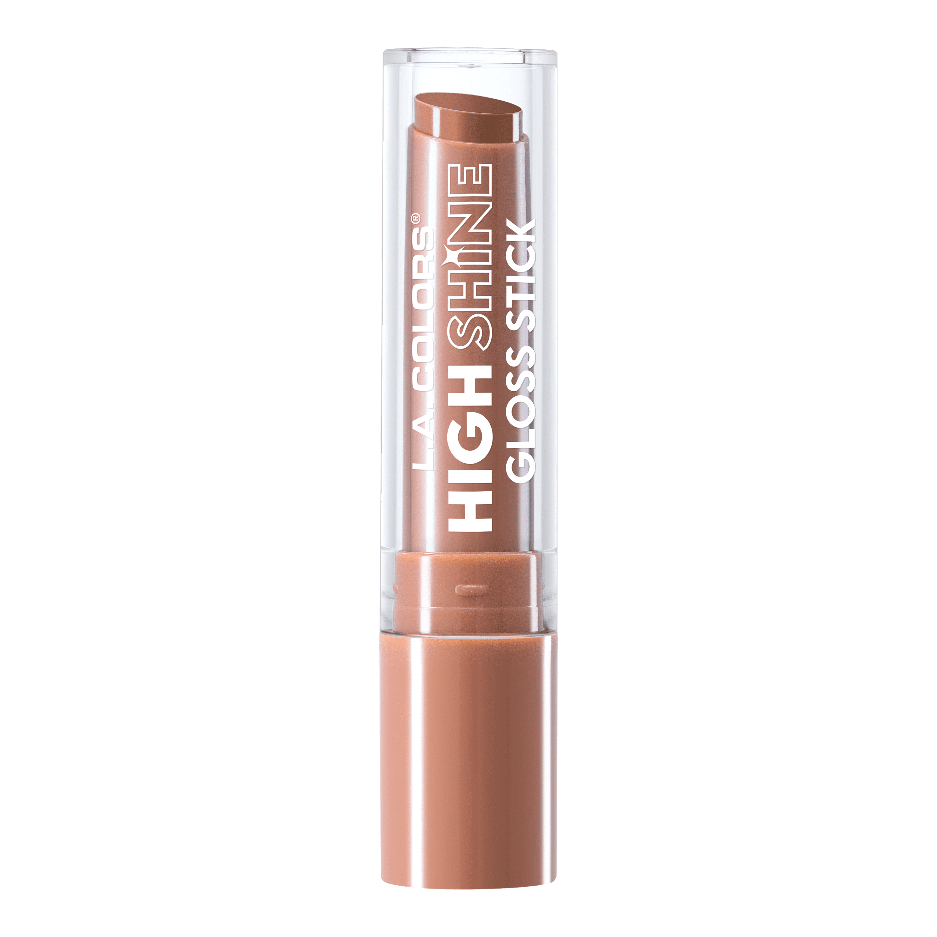 L.A. COLORS High Shine Hydrating Gloss Stick, Lip Balm with Sheer Color, Mood, 0.09 oz
