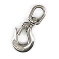 thumbnail image 1 of Gancho de elevación de ojo giratorio de acero inoxidable 304, accesorio de aparejo de gancho de seguridad tipo americano con carga de trabajo de ojo redondo 650 KG 5/16"", 1 of 5