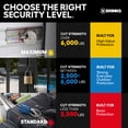 thumbnail image 4 of Brinks 3-Dial Combination TSA Luggage Padlock with 1-7/10in Steel Cable Shackle, 2-Pack, 4 of 9