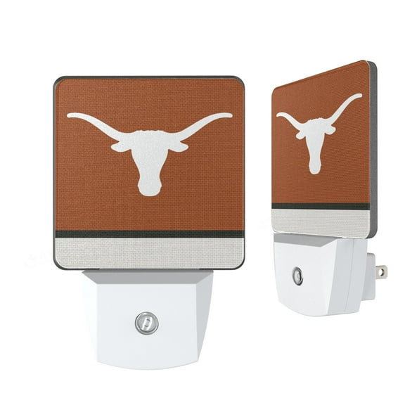 Texas Longhorns Stripe Design Nightlight 2-Pack