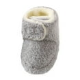 thumbnail image 5 of Odeerbi Non-Slip Fuzzy Slipper Socks for Baby Infant Boys Girls Prewalker Walking Shoes Cotton Thermal Socks Cozy Plush Socks Infant Kids Keep Warm Soft Indoor Shoes, 5 of 5