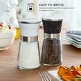 thumbnail image 5 of Kamenstein Set of 2 Prefilled Glass Salt and Pepper Grinders, 5 of 5