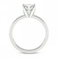 thumbnail image 3 of Silvago Jewel Excellent 1.9 Ct Round Cut Lab Created Simulated Diamond Rings - 14K White Gold Plated Wedding Anniversary Rings - Gorgeous Anniversary Gift for Women's - 30th Wedding Anniversary Gifts, 3 of 3