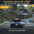 thumbnail image 2 of Cámara de salpicadero FITCAMX delantera 4K+trasera 1080P para Toyota Prius 2023-2026, 2 of 7