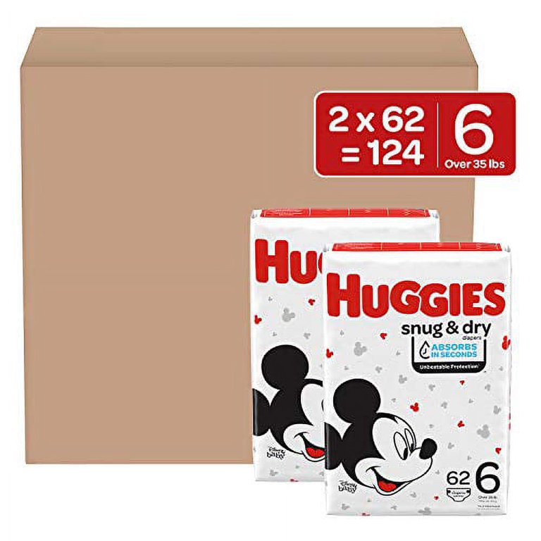 Huggies Snug And Dry Diapers Size 6 (35+ Lb.) Choose Count, Diapers, Baby  & Toys