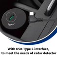 thumbnail image 3 of AIR-Radar Detector Cable, USB-C to RJ11 Plug Cord, 4.92Ft Length, Compatible with Escort Passport 9500i, MAX360, Uniden R1 R3 R7, Beltronics, Cobra, Radenso XP etc.(Replacement Radar Detector Cable), 3 of 4